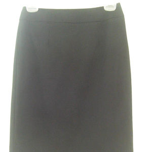 Calvin Klein Black Fully Lined Formal Knee Skirt